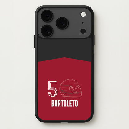 Bortoleto Helmet 2026 iPhone 17 Pro Max Case
