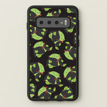 Vampire Frog Pattern  - Halloween Galaxy S10 Plus Case