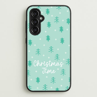 Cute Xmas Trees Pattern Galaxy A14 Case