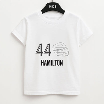 Hamilton Helmet 2026 Kids Unisex T-Shirt