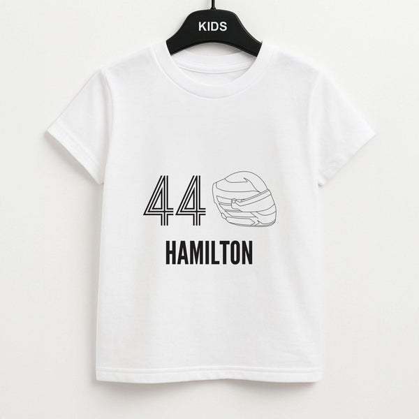 Hamilton Helmet 2026 Kids Unisex T-Shirt