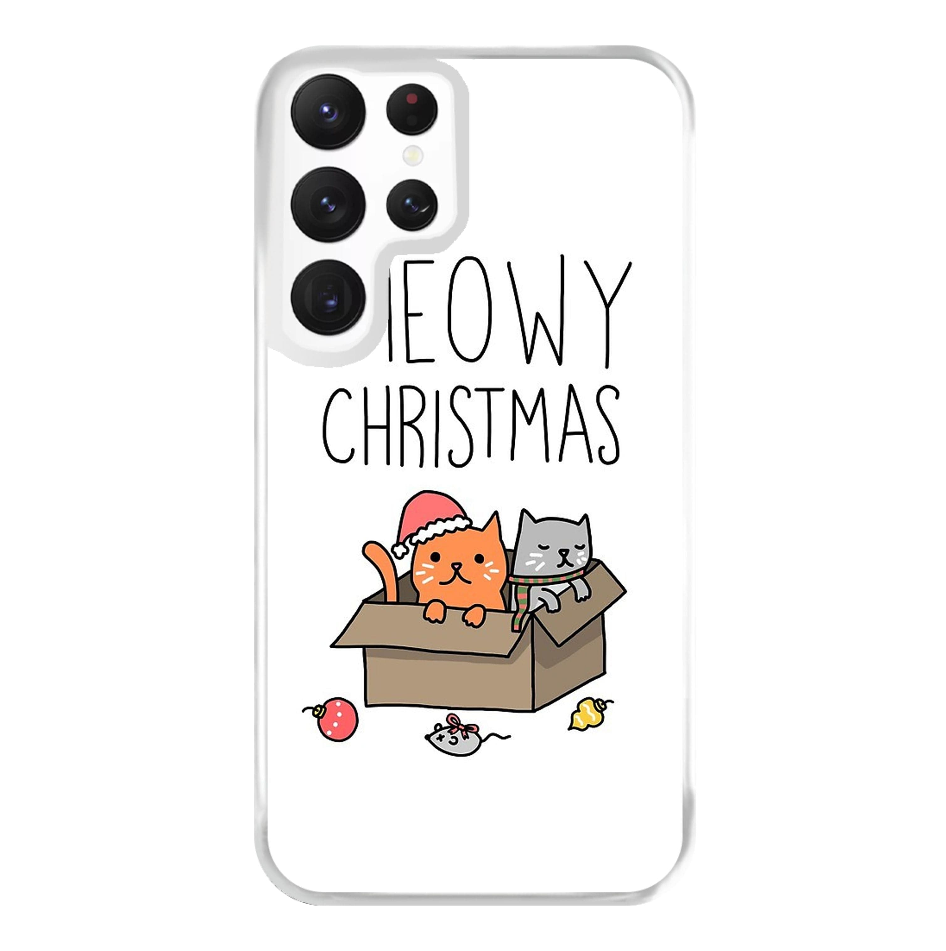 Meowy Christmas Phone Case