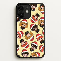 Wizards With Christmas Hats Pattern iPhone 11 Case