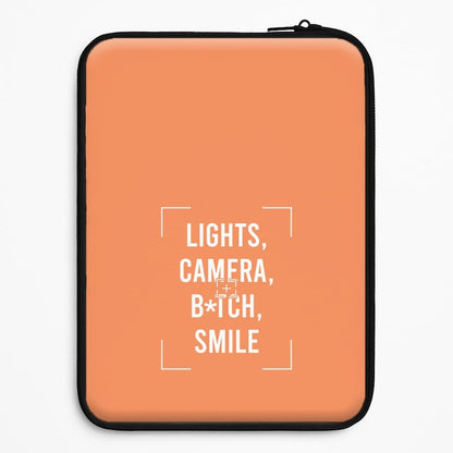 Lights, Camera, B*tch, Smile Universal Laptop Sleeve