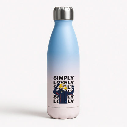 Max Simply Lovely Blue Water Bottle