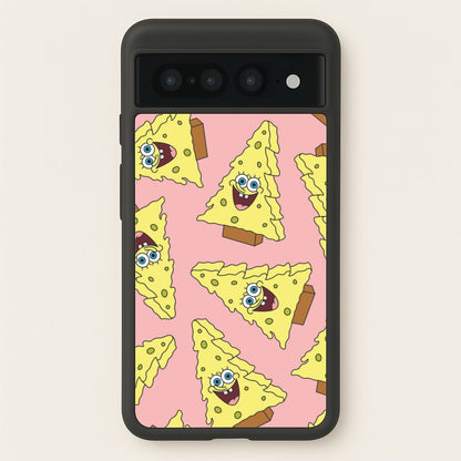 Christmas Tree Cartoon Sponge Pattern Google Pixel 7 Pro Case