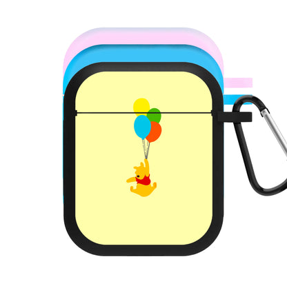 Pooh On Balloons AirPods Case