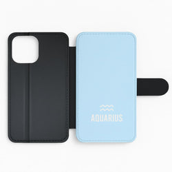 Aquarius Pastel Zodiac Flip Phone Case