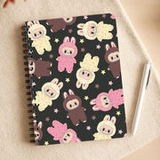 Cute Monsters And Stars Pattern Notebook 3