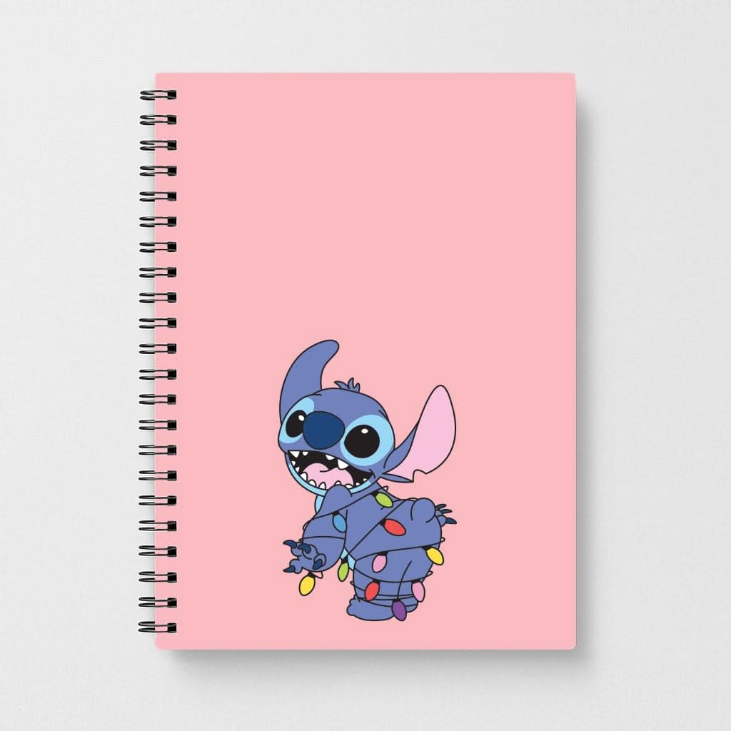 Cute Blue Alien Fairylights Notebook
