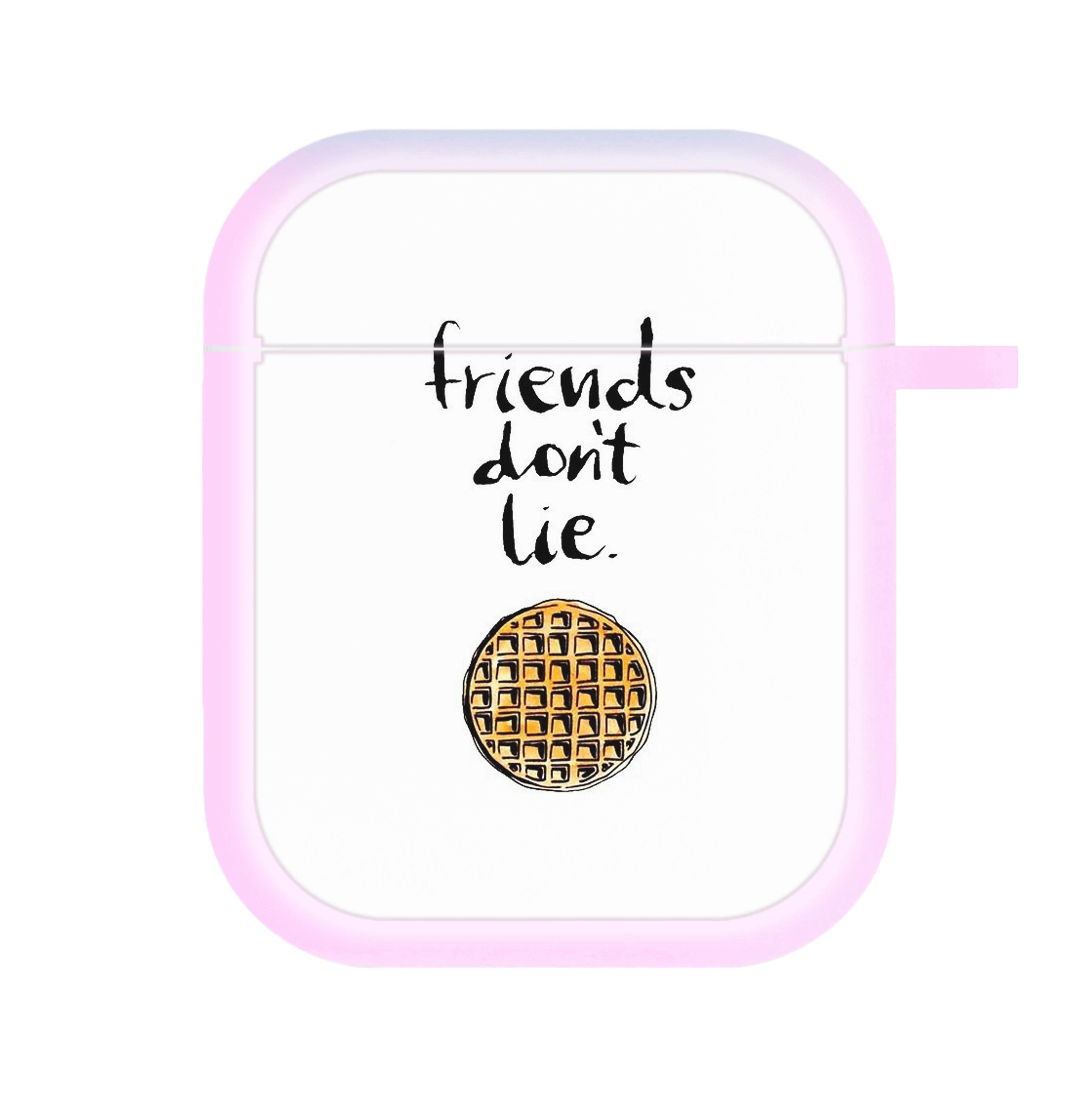 Friends Don't Lie Waffle AirPods Case