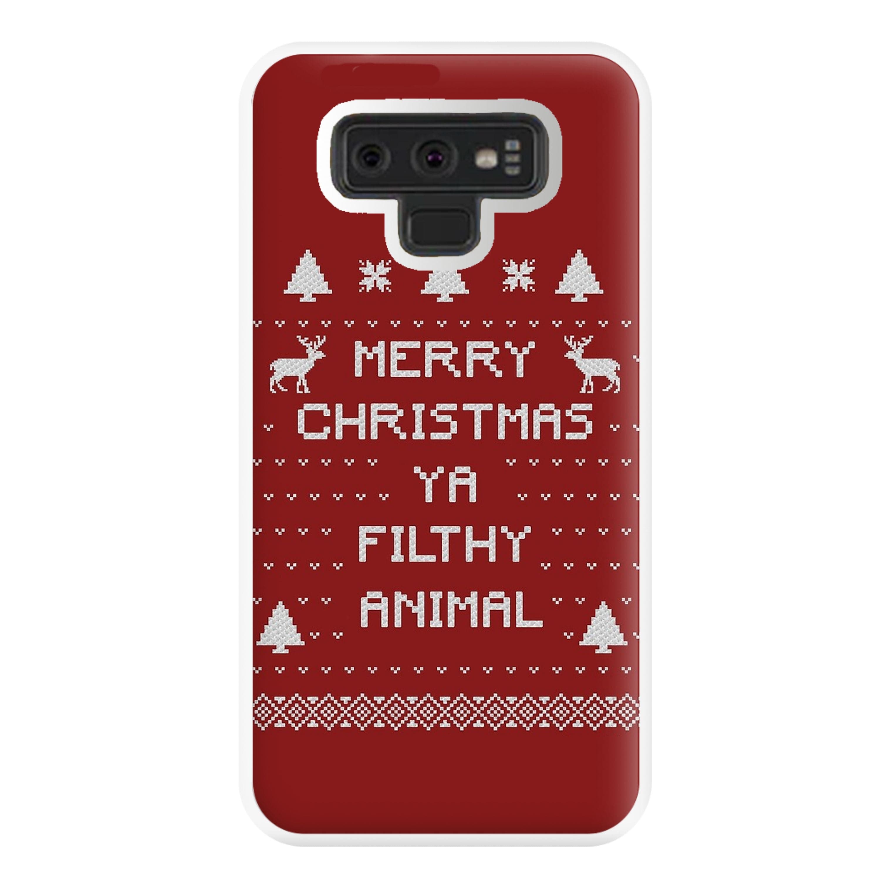 Merry Christmas Ya Filthy Animal Phone Case