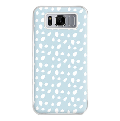 Pastel Blue Dots Phone Case