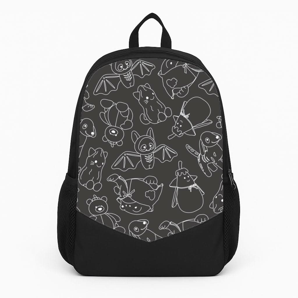 Halloween Plushies Pattern II - Halloween Backpack