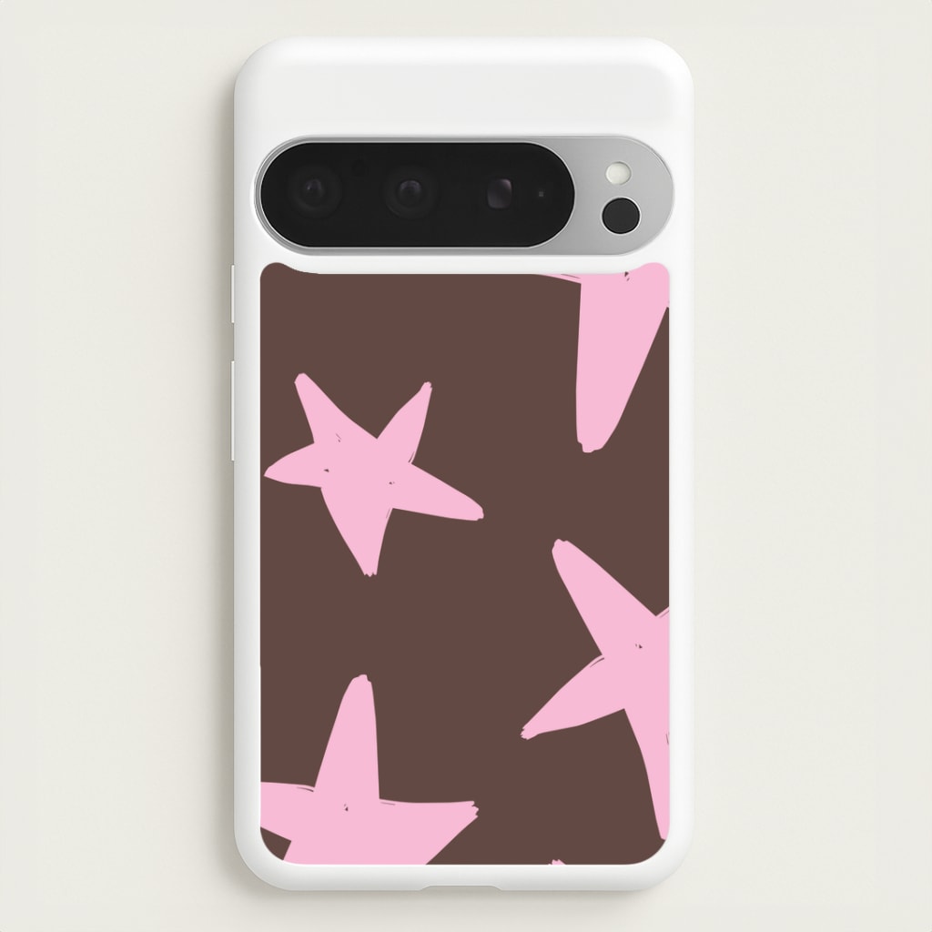 Chocolate & Strawberry Stars Google Pixel 9 Pro XL Case