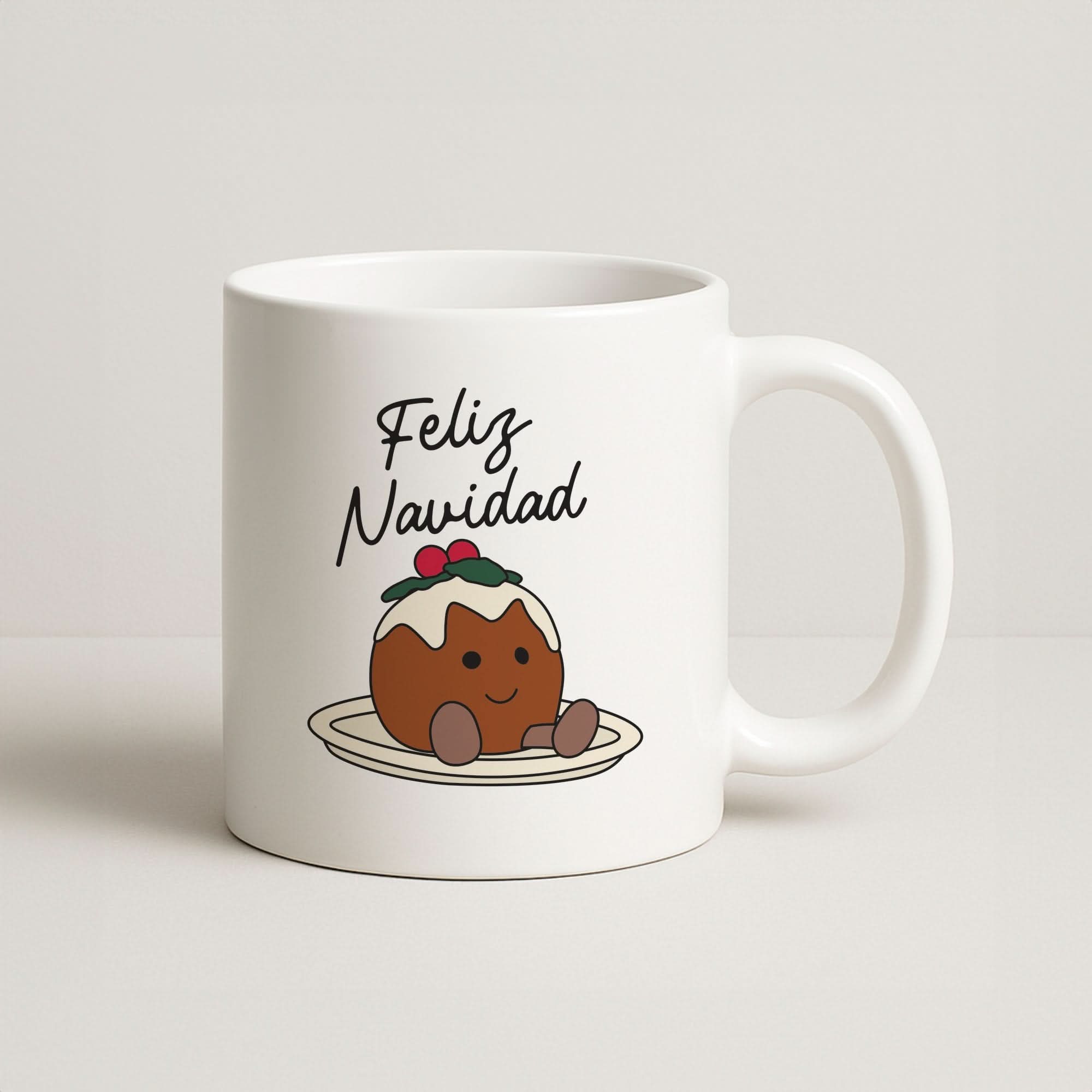 Christmas Pudding Plush Coffee Mug