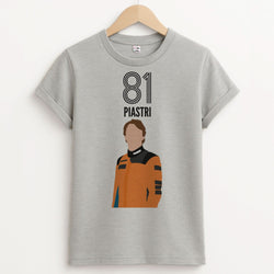 Piastri 2026 Unisex Grey T-Shirt