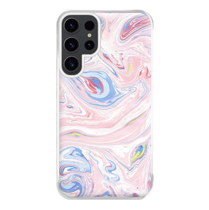 Pink Marble Swirl Phone Case