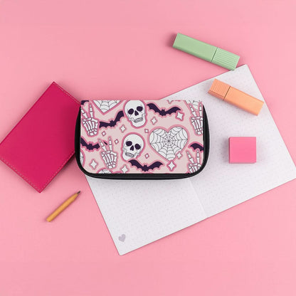 Cute Halloween Stickers Pattern Pencil Case