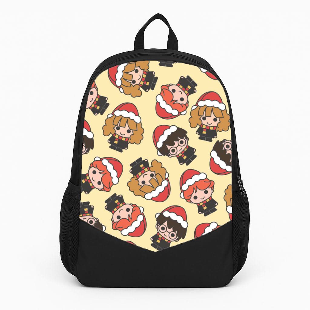 Wizards With Christmas Hats Pattern Backpack