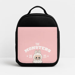 Cute Monster 2025 Pink Insulated Lunch Bag
