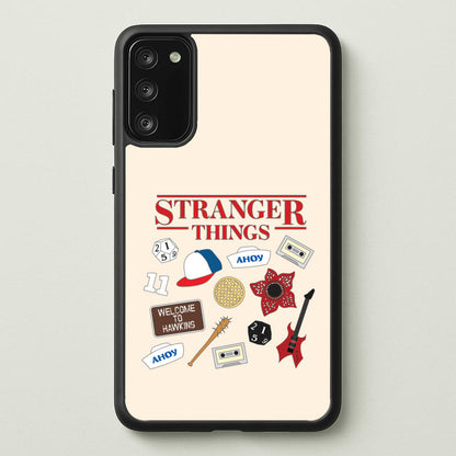 Stranger Things Cartoon Icons Galaxy S20FE Case