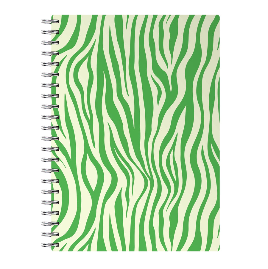 Green Zebra - Animal Patterns Notebook