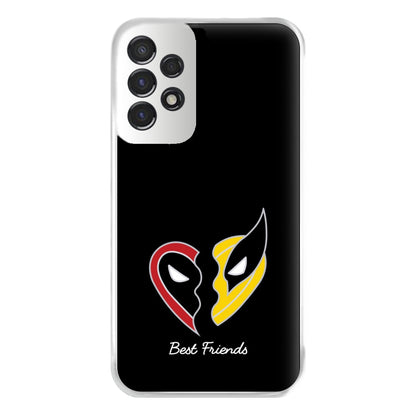 Superhero Best Friends Locket Galaxy A53 Case