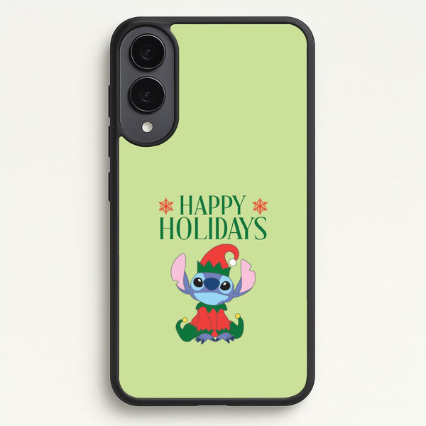 Cute Blue Alien Elf Galaxy S25 Edge Case