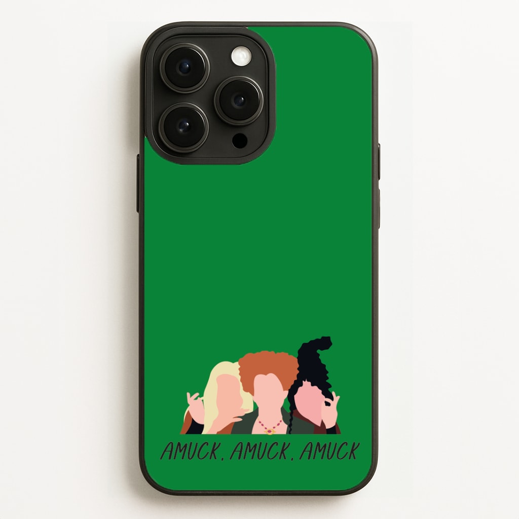 Amuck, Amuck, Amuck - Hocus Halloween Phone Case for iPhone, Samsung Galaxy and Google Pixel