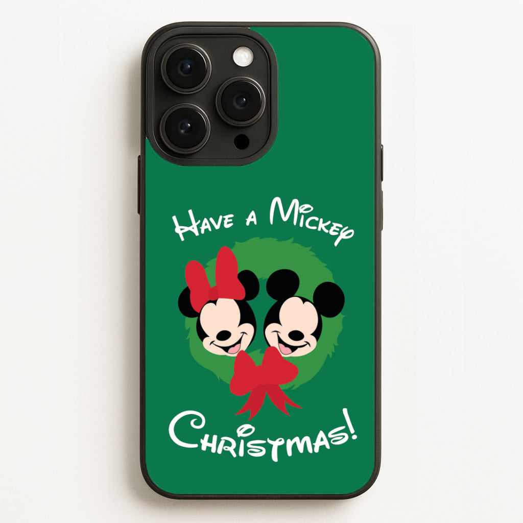 Have A Mickey Christmas Phone Case