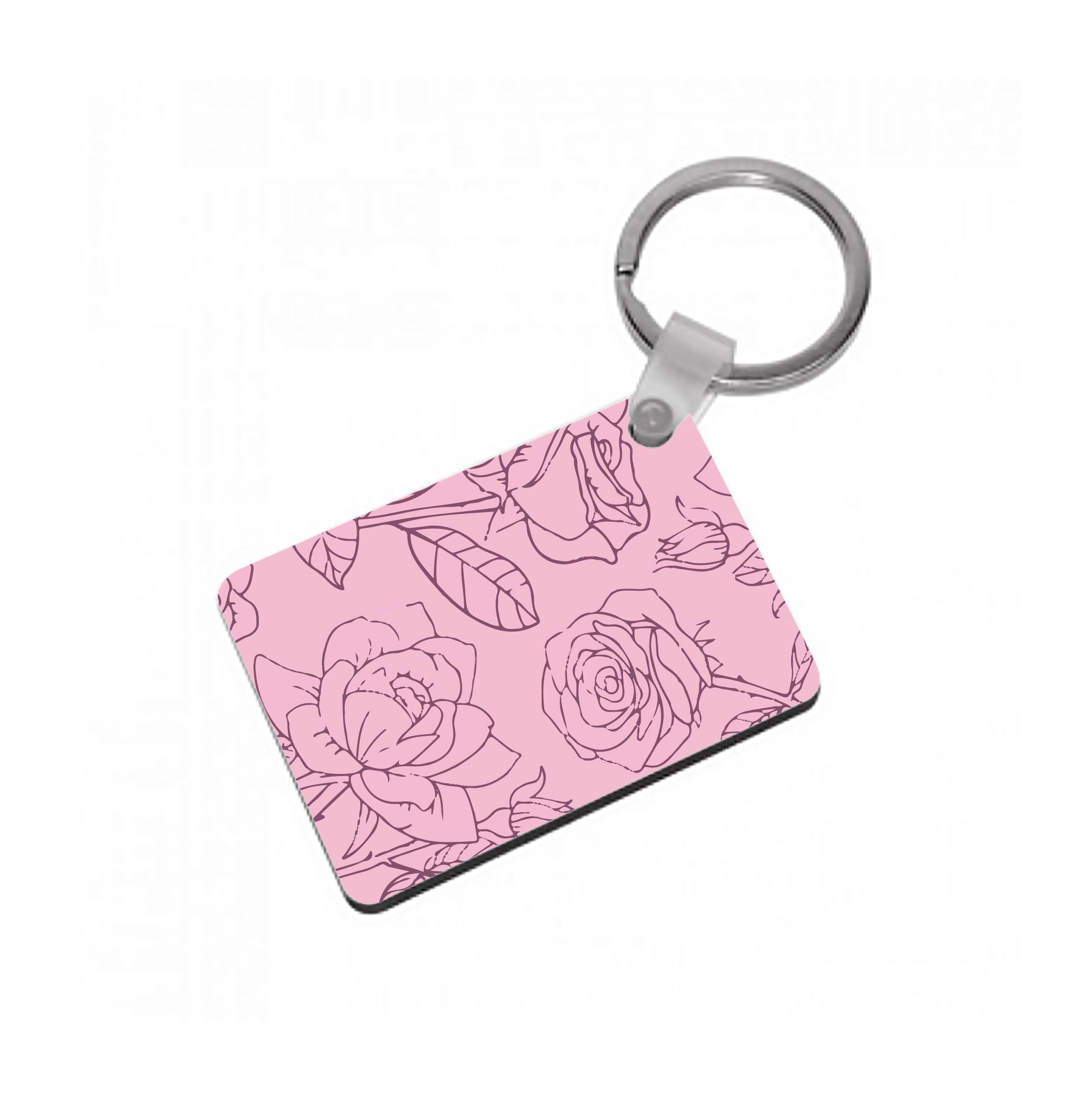 Roses - Foliage Keyring