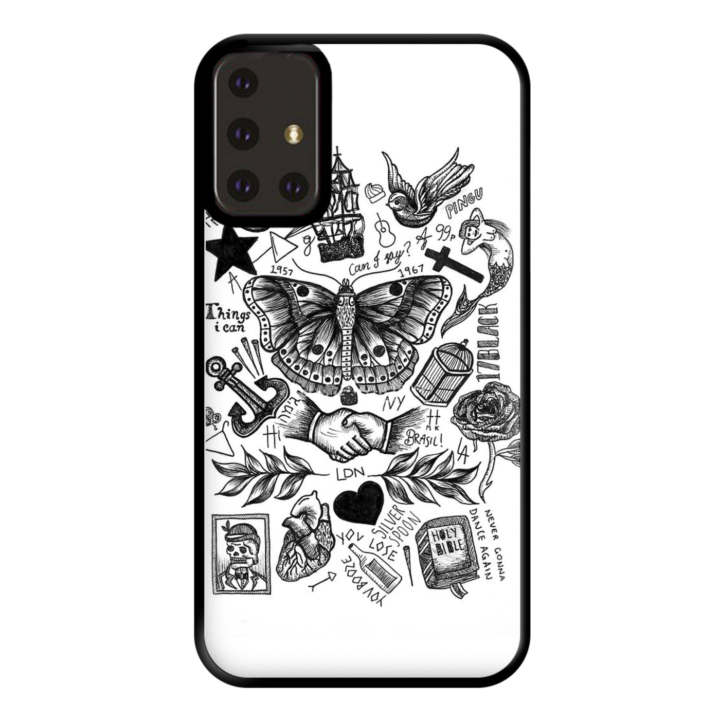 Harry Style's Tattoos Phone Case