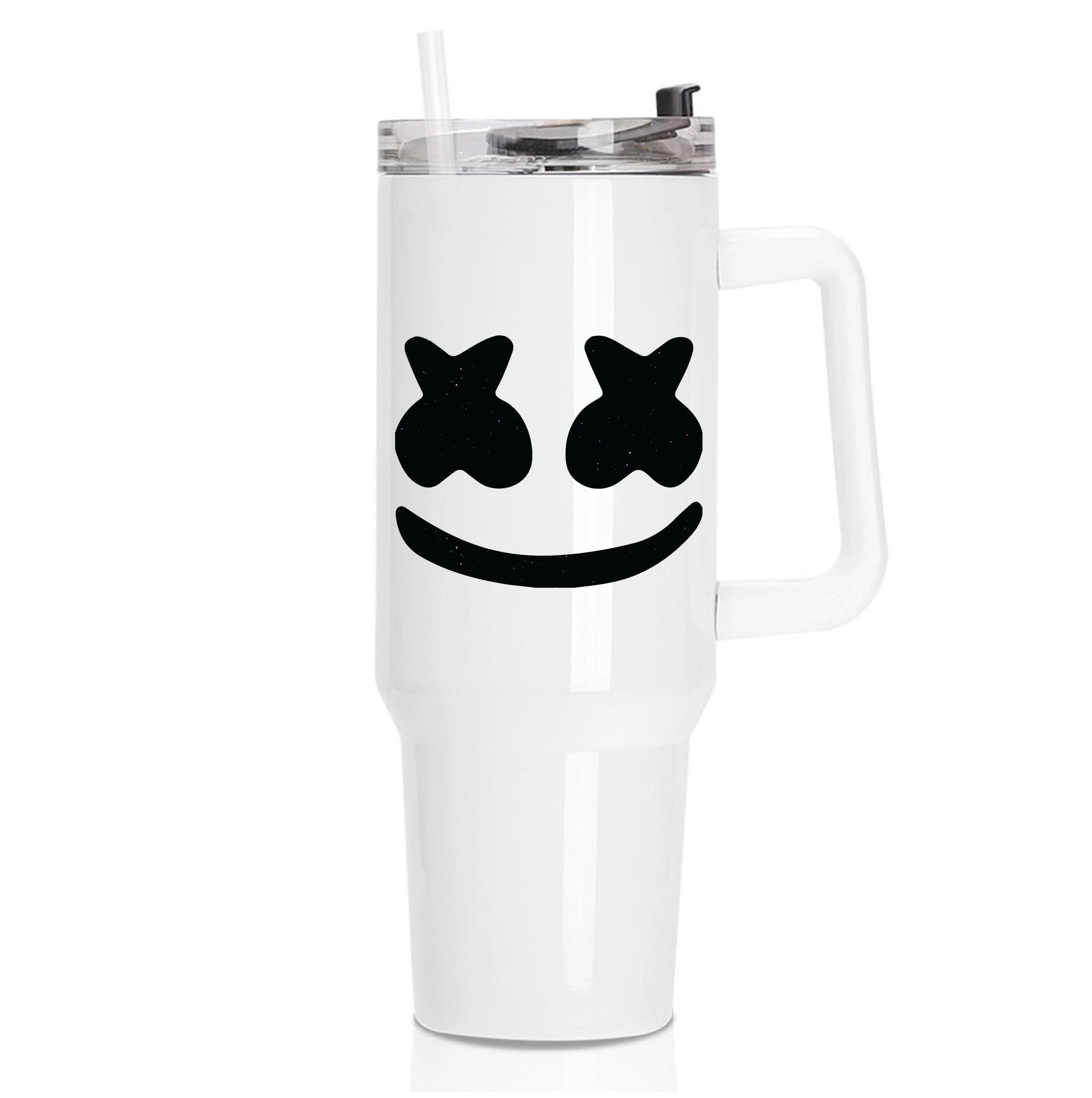 Black And White Helmet In Space  Tumbler