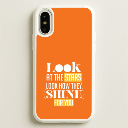 Look At The Stars iPhone X / XS Case