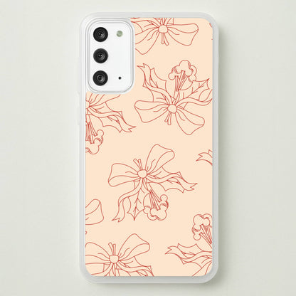 Cartoon Mouse Holly Pattern Galaxy Note 20 Case