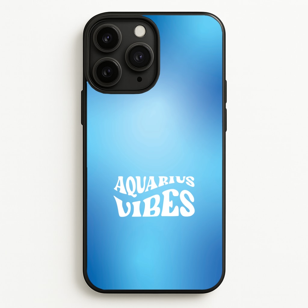 Aquarius Vibes Gradient Zodiac iPhone 11 Pro Max Case