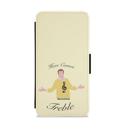 Here Comes Treble Flip / Wallet Phone Case