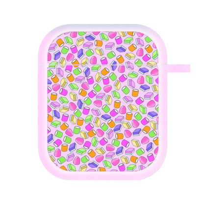 Pink Dolly Mix - Sweets Patterns AirPods Case