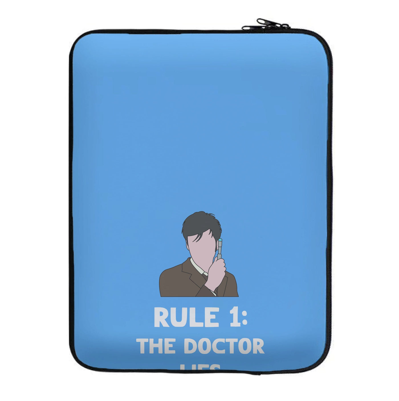 Rule 1: The Doctor Who Lies - Doctor Who Laptop Sleeve