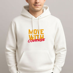 Move With Courage Mens Hoodie