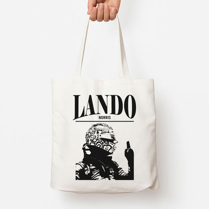 Lando Black And Green  Tote Bag