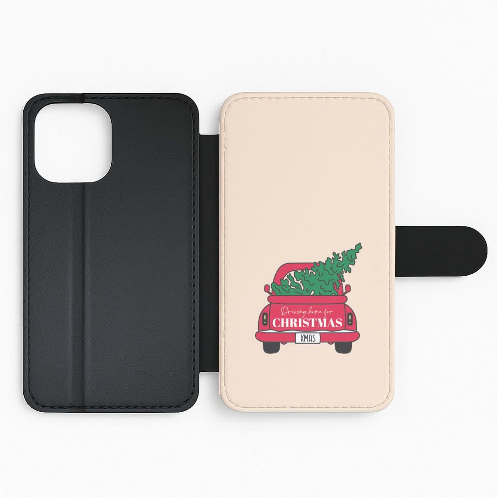 Driving Home For Christmas Truck Flip Phone Case