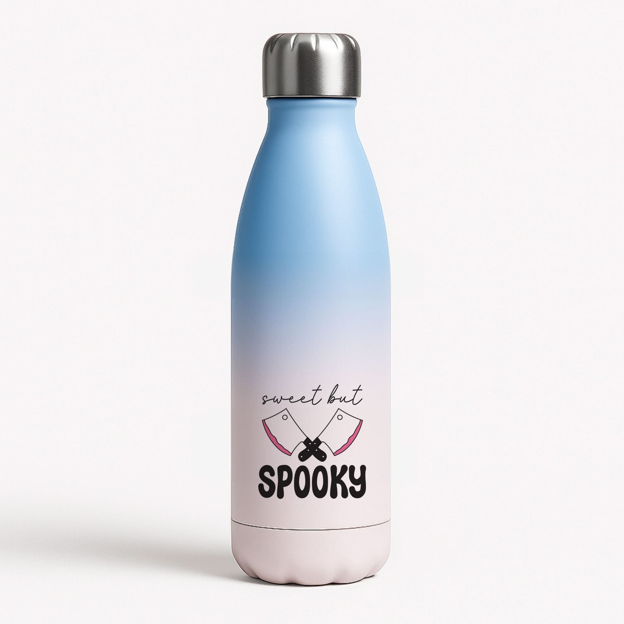 Sweet But Spooky Blue Water Bottle