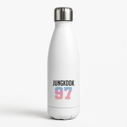 Jungkook 97 White Water Bottle