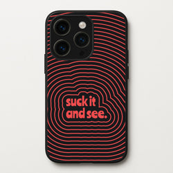 Suck It And See Psychedelic iPhone 15 Pro Max Case