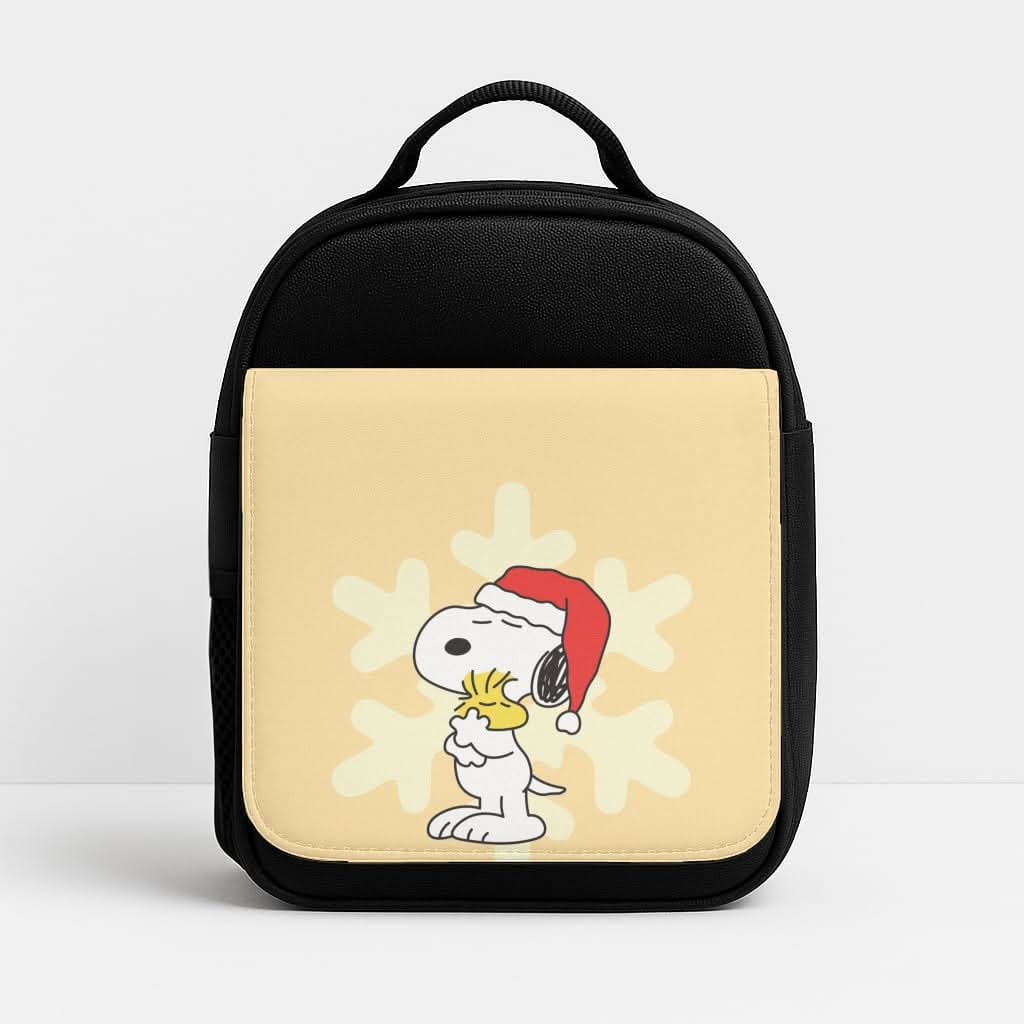 Christmas Cartoon Beagle And Bird  Lunchbox