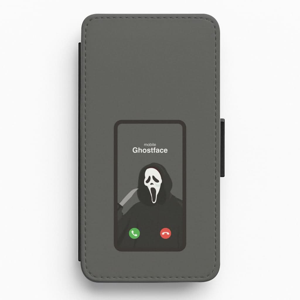 Caller ID Ghostface Flip / Wallet Phone Case
