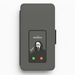 Caller ID Ghostface Flip / Wallet Phone Case