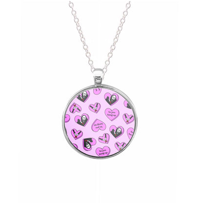 No You Hang Up Love Hearts Necklace